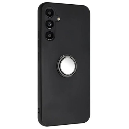 Samsung Galaxy S25 Plus Skal med ringhållare - Svart