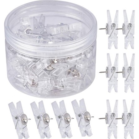 50 stk. dekorative tegnestifter, til notater og fotos, til kunst, arbejdspladepanel, vægpanel, kontor, projekt, tegnestifter