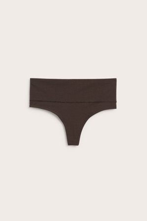 Kappahl | Stringtrosa | Mörkbrun