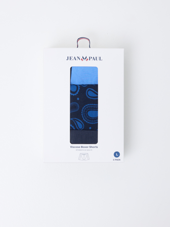 MATCH - Alfred 3 pk boxer - Jean Paul - Str. M - Herre - Pysjamas & Undertøy - Blå - 95% bomull - økologisk, 5% elastan