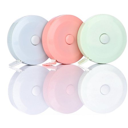 Målebånd - 150 cm - 60 tommer - Kropsmålebånd - 3 stk.