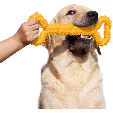Hundesleketøy Motstandsdyktig Gummi 32*12cm Beinformet Hundeleke Puppi