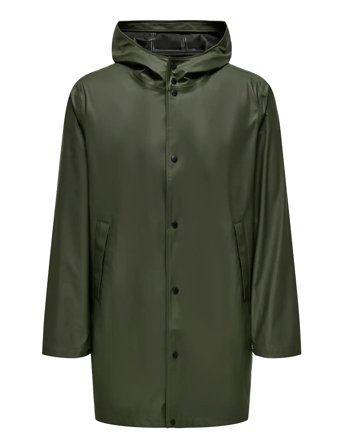 ONLY & SONS | Onsluca Rain Coat Otw Noos | XS