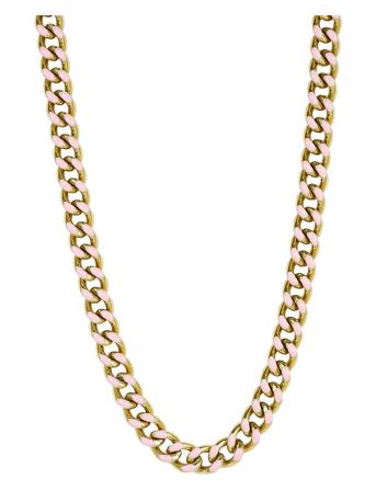 Riviera Reversible Small Necklace White/Silver Accessories Jewellery Necklaces Chain Necklaces Gull Bud To Rose*Betinget Tilbud