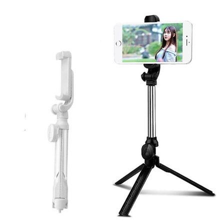 Teleskooppinen Bluetooth-selfietikku Tripod Monopod Puhelimenpidike Iphonelle Samsungille {db}