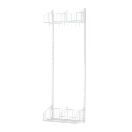 Wandgarderobenschrank TRÅD, Grundelement, 600x2000 mm, weiß