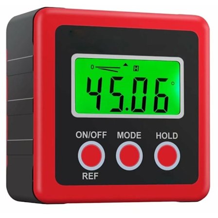 Magnetisk vinkelmåler for magnetisk bordsag - Digitalt vater - 0 til 90 graders vinkelkube digital vinkelmåler