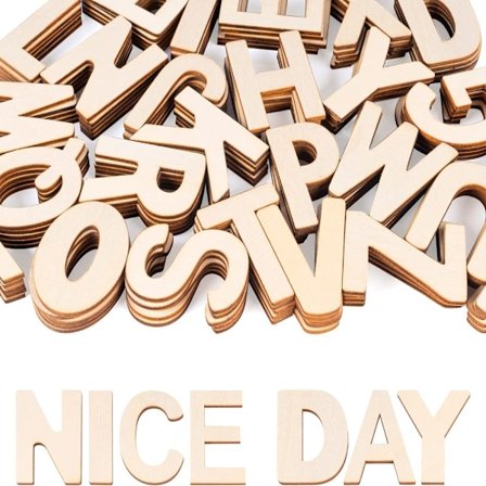 Tref bokstaver Tre alfabet bokstaver Tre bokstaver dekorasjon