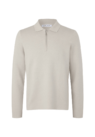 SAMSOE Saguna Hz Polo 15392 Tröjor Herr Grå M