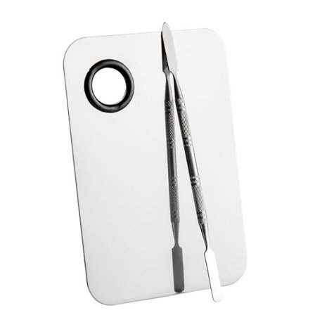 Kosmetisk sminkpalett i rostfritt stål