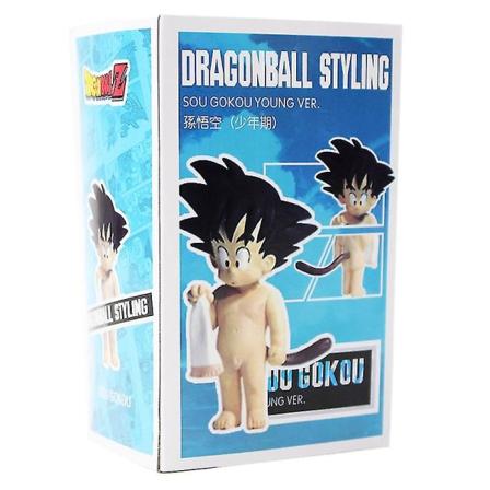 Anime Z Figur Childhood Figur Søvn Bad Action Statue Somersault Cloud Model Dukke Samling Bath Goku i æske