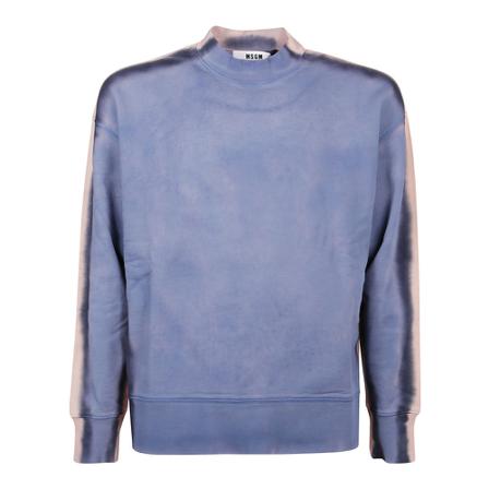 Msgm - Tröjor - Blå - Herr - Storlek: L, Herr, Storlek: L