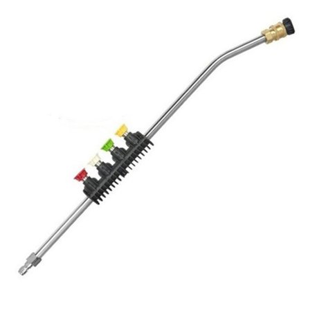 Högtrycksvattenpistol förlängningsstång Femfärgsmunstycke Jet