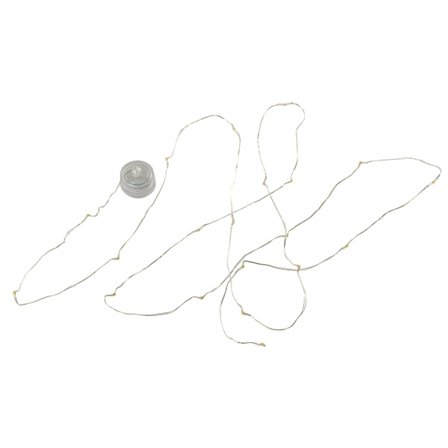 Batteridriven ljusslinga 2 m – 20 varmvita LED Dew Drops vattentät