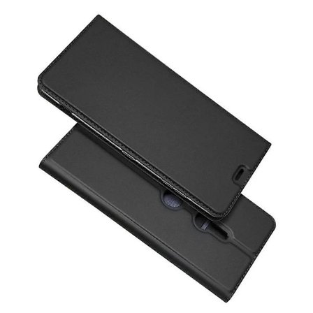 Selvabsorberende stativ lædercover med kortholder til Sony Xperia XZ3[D] Multicolor Style A