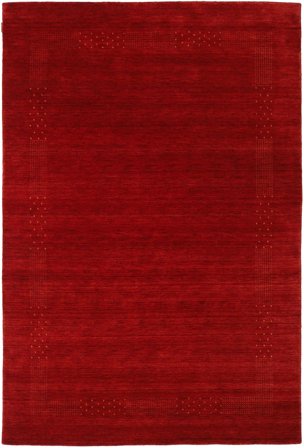 Loribaf Loom Fine Beta Rug - Red 190X290 Red Wool, India