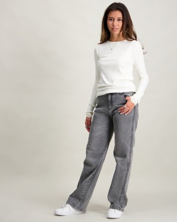 Creamie Jeans Denim Wide Fit Grijs Jeans Meisjes - Kids Brand Store