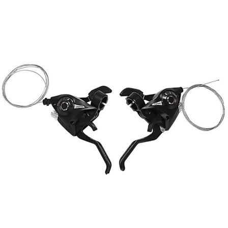 2 st cykelväxlar EF51-7 3X7 21 hastigheter cykel cykel vänster höger cykling spakar växelspak bromsspak växelspak set [kk]