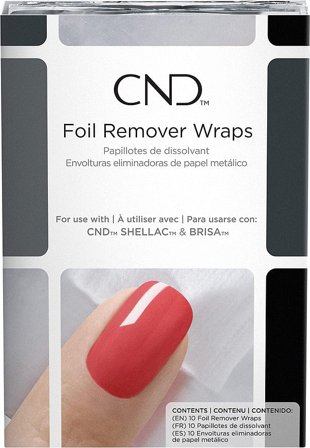 CND Foil Remover Wraps 10 stk., Makeup, Gelénegle, Aftagning