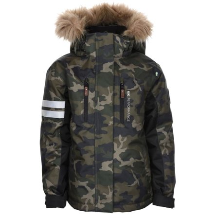 Lindberg Camo Jacket Children Other warmly-lined jackets Yellow 130