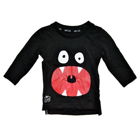 Långärmad t-shirt med tryck