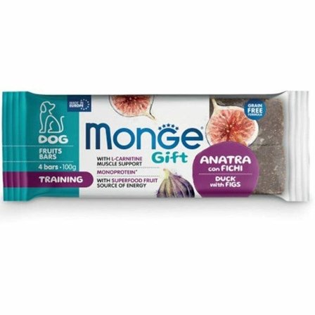 Monge Fruits Bars Training Barretta Per Cani Adulti Anatra Con