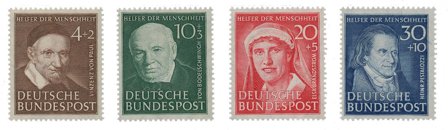 Tyskland 1951 - MICHEL 143-146 - Postfrisk