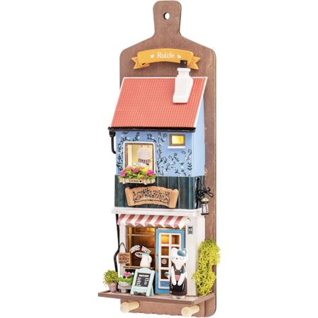 Bygbar Miniature Dukkehus til Voksne Teenagere, 3D Træ Dukkehus