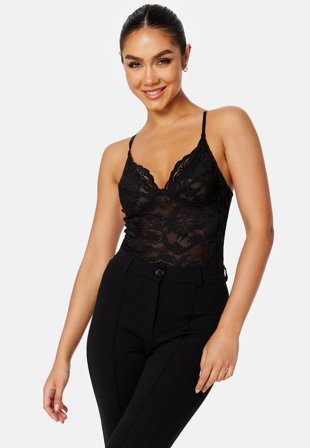 BUBBLEROOM Violette lace body Black Klær