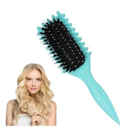 Lockdefinierande borste, Bounce Curl hårborste, Bounce Defining Curl borste, Forma, Definiera lockar för kvinnor