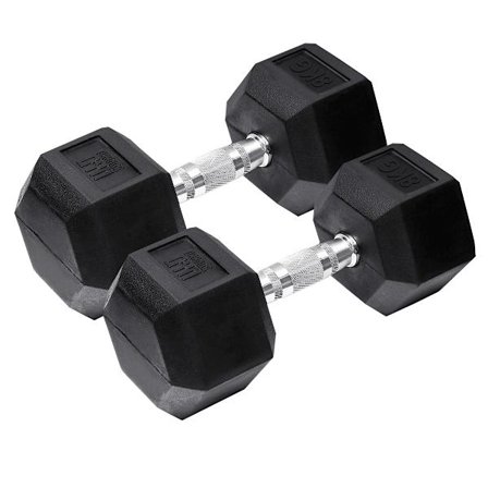 Orange Gym - Hex Dumbbell - 8 kg - sæt med 2