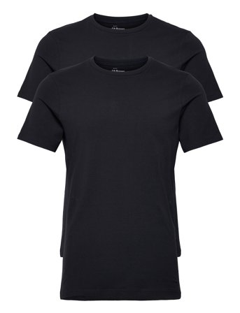 Bread & Boxers 2-Pack Crew-Neck - Black - XL