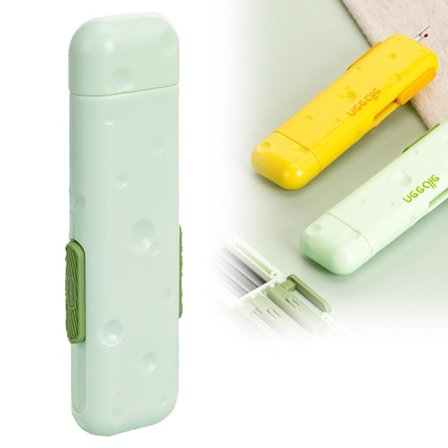 2 st 3-i-1 Automatisk Nålträdare & Sömsprättare, Snabbt Symaskinstillbehör för Quilting & Stickning, Grön