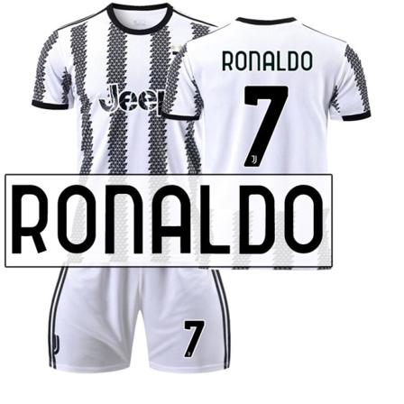 22-23 Uusi versio Juventus nro 7 Hovey nro 10 Pogba 22 Di Maria 10 Dybala Jalkapallopaita setti Juventus No.7 Cristiano Ronaldo #16