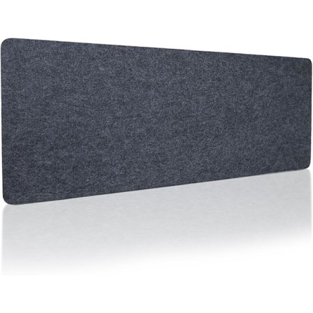 90x40cm Halkfri Filtmusmatta, Skrivbordsunderlägg för Kontor och Hem (Mörkgrå)