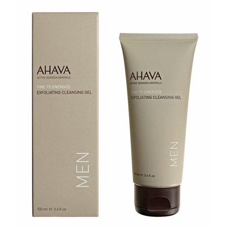 Ahava Men Care Time to Energize Exfoliating Cleansing Gel 100ml Uomo - Esfoliante viso