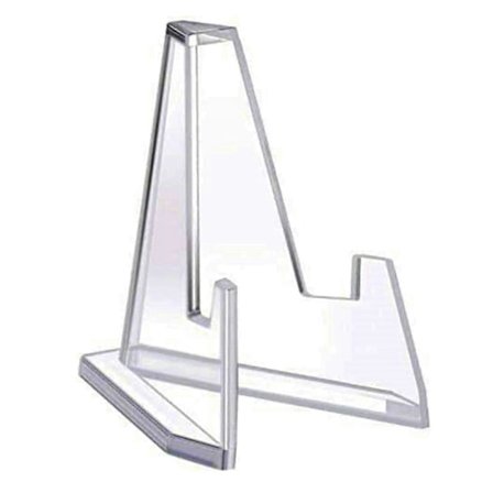 Akryl Staffeli Stand Display Stand 68mm Højde Klar Skrivebord Stabil Holder Til Dekoration Og Organisator