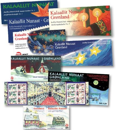 Grønland - Postfriske Julehæfter nr. 1-10
