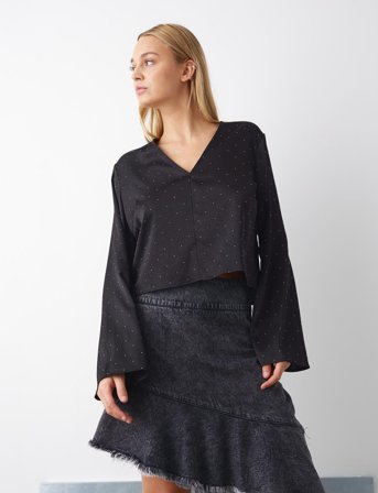 Noella Serafinella Blouse - Black - XS