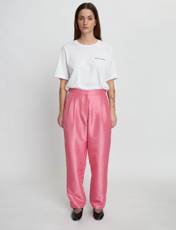 Stella Nova Crispy Pleated Pant - Pink - 34