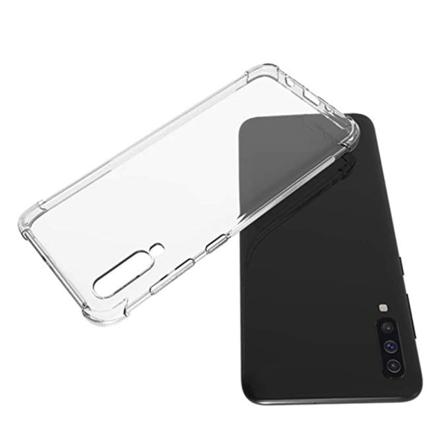 Stilig silikondeksel - Samsung Galaxy A70 Transparent/Genomskinlig