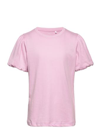 Nkflora Ss Top Camp T-shirt Lyserød Name It