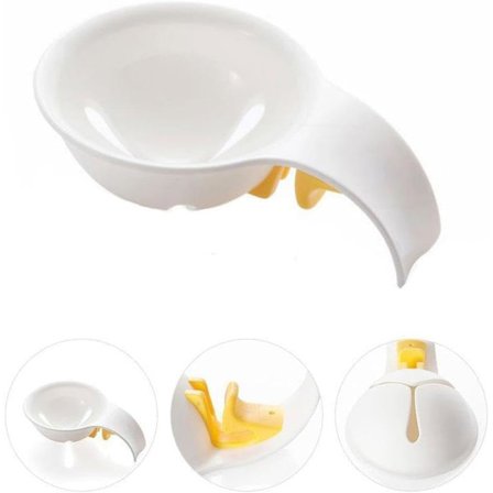 1 stk Æggeblomme Separator, Æg Separator til Rå Æg, Æggehvide og Blomme Separator Si til Bagning af Kager, Plastik Æg Se
