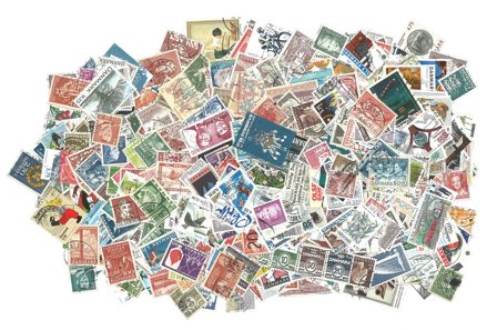Danmark - 1400 forsk. frimærker