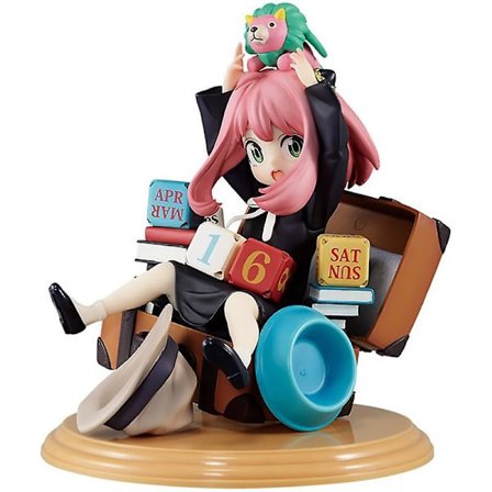 Anime Anya Spy X Family Figur Legetøj, Kan Skifte Hoved Action Figur Model Dukke, Anya Omgivende Figurer Ornamenter