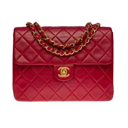 Chanel Vintage, Pre-owned Leather chanel-bags Rood, Dames, Maat:ONE Size,leer