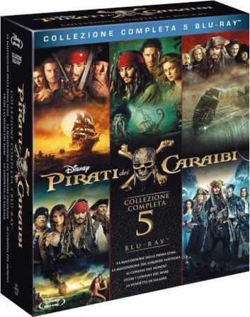Pirati Dei Caraibi Collection 1-5 (5 Blu-Ray)