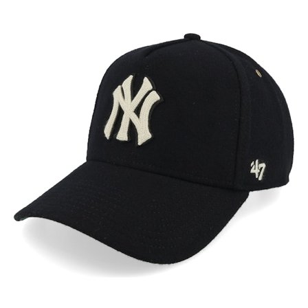 47 Brand - MLB Schwarz Adjustable Cap - New York Yankees MLB Golden Age 47 Offside Black A-frame Adjustable @ Hatstore