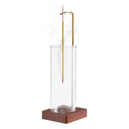 Røgelseholder med pind, 10 tommer anti-fly aske røgelseholder med aftagelig askefanger, omvendt røgelsesbrænder