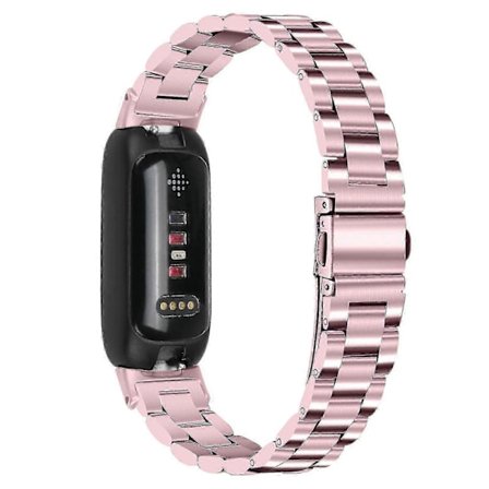 Armbånd for Fitbit Inspire 3 Rustfritt Stål 3 Perler Erstatningsarmbånd for Smartklokke - Perfet